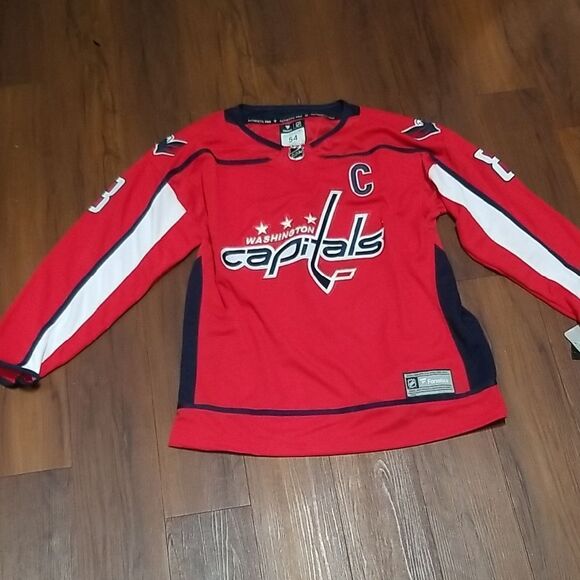 Washington Caps NHL Ice Hockey Jersey Sewn Stitched Size XL ( 54) Brand… - Picture 1 of 7